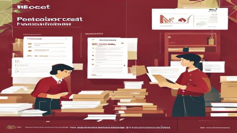 Ilustrasi grafik keuangan dan data digital Bumdes dengan logo desa, menunjukkan pentingnya sistem bumdes dan koperasi simpan pinjam yang terintegrasi.